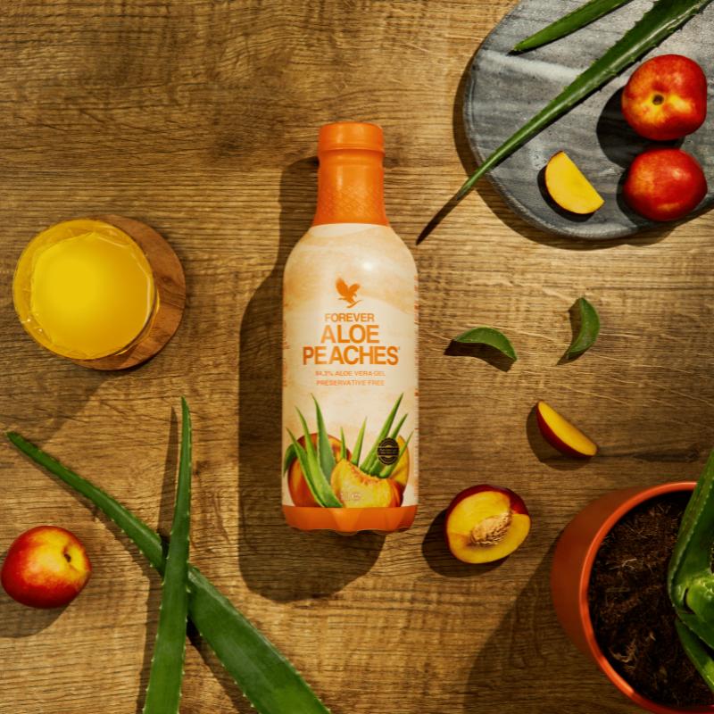 Forever Aloe Pêche – Boisson Naturelle pour Digestion, Immunité et Vitalité – Image 3