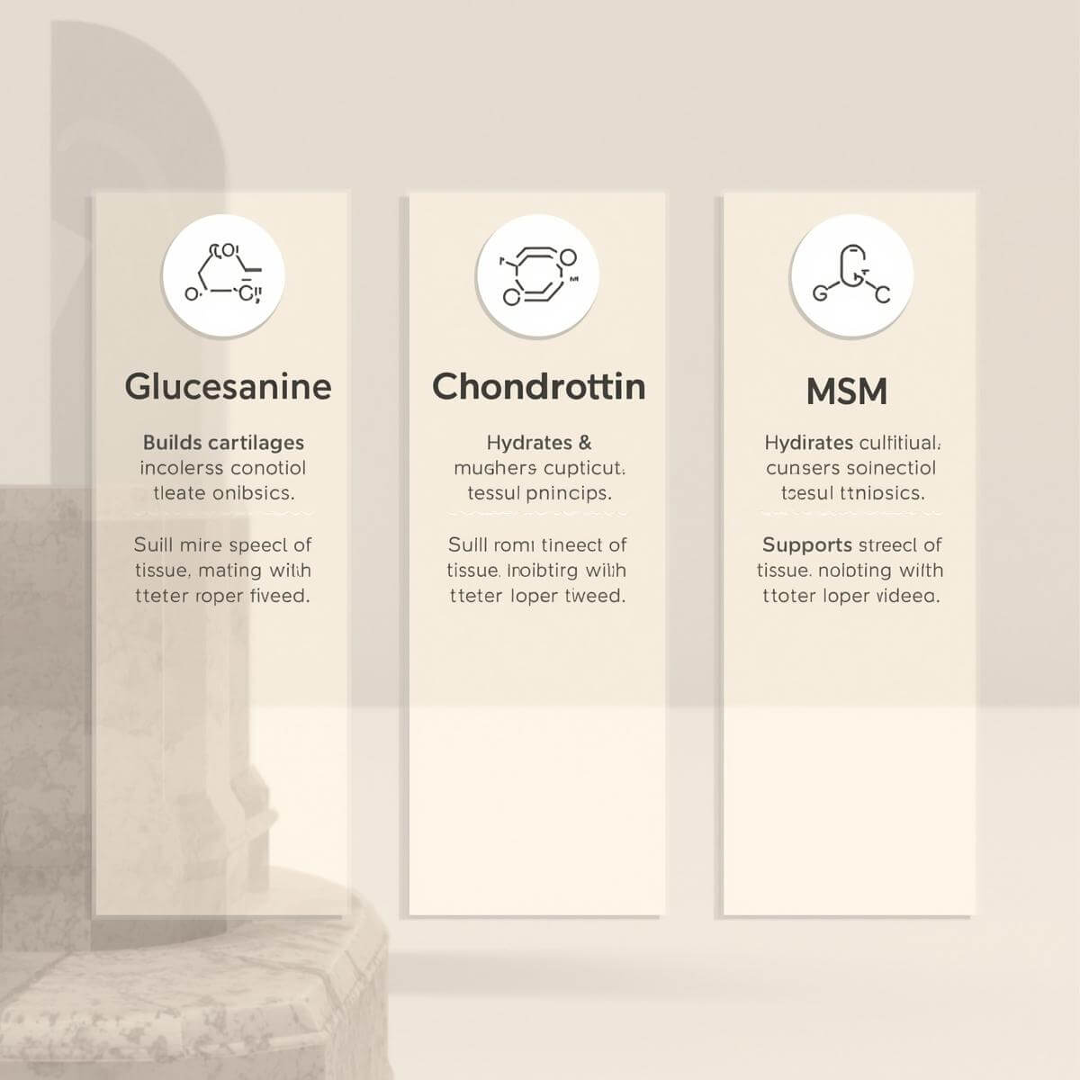 Glucosamine, Chondroïtine, MSM À Quoi Servent Vraiment ces Nutriments